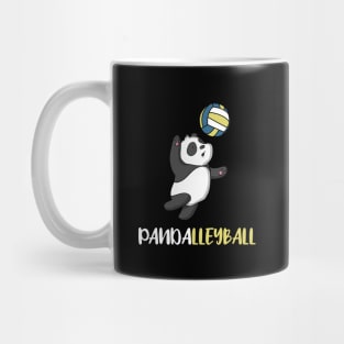 Cute Panda Playing Volleyball Girls Boys Teens Gift Mug